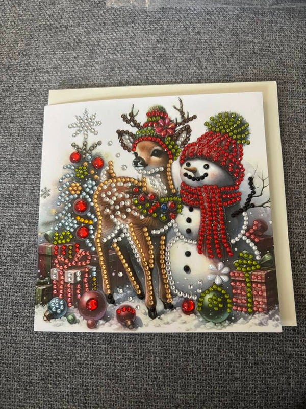 Diamond art Christmas card 5