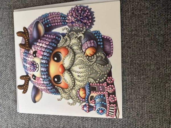 Diamond art Christmas card 8