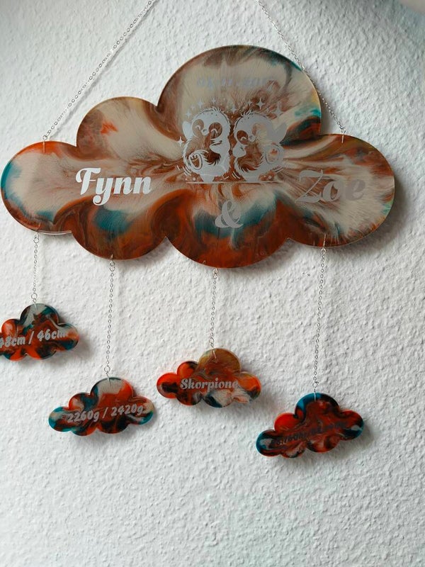 personalisierte Babywolke
