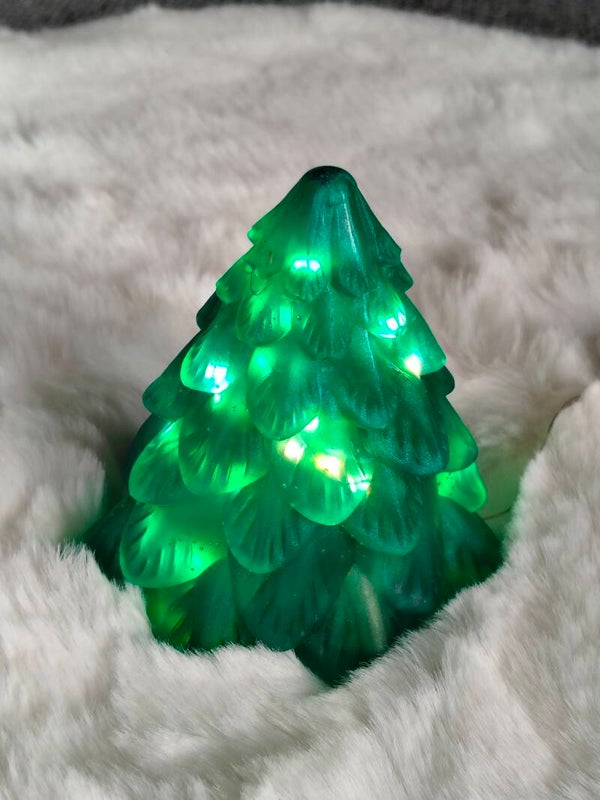 LED Weihnachtsbaum aus Epoxidharz