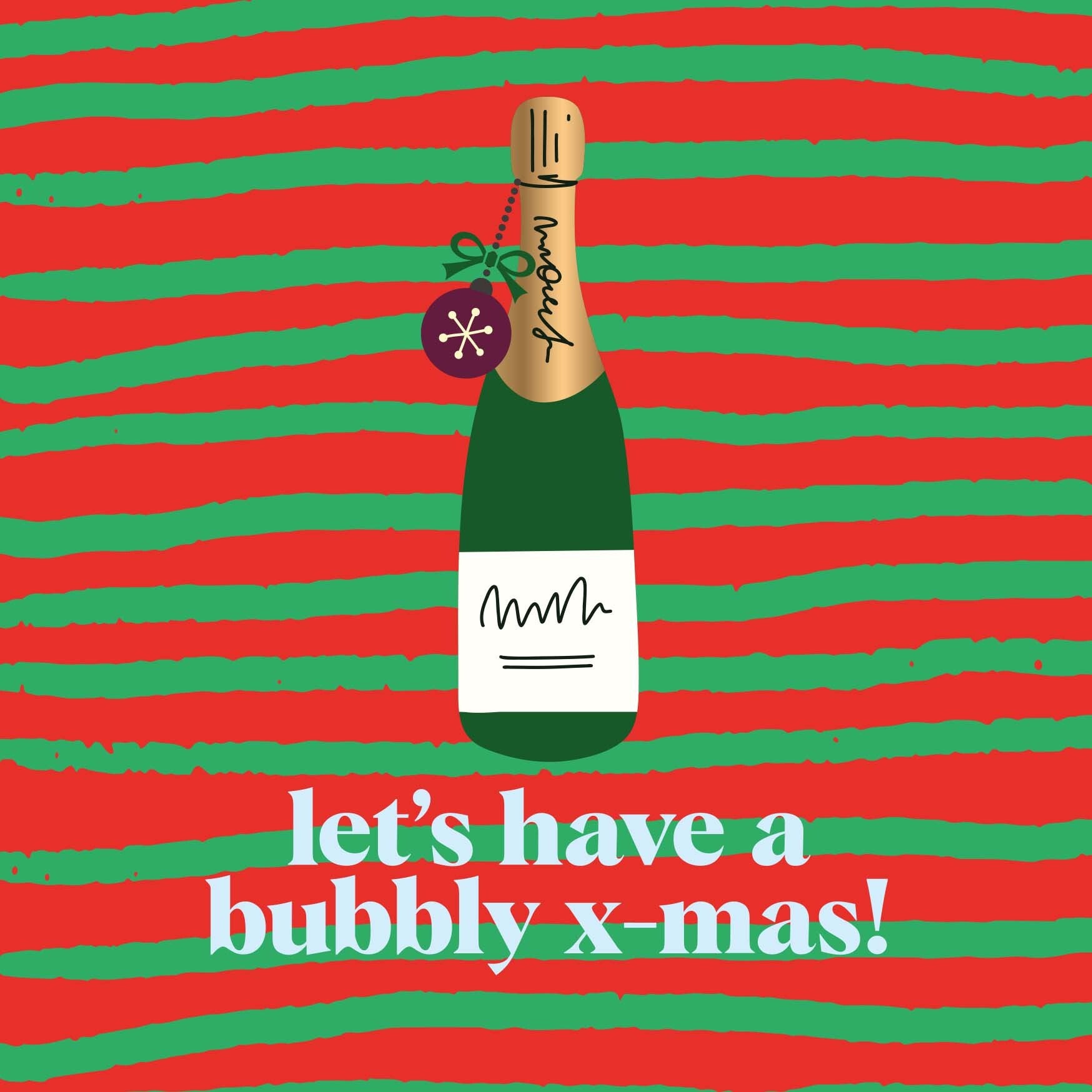 bubbly x-mas