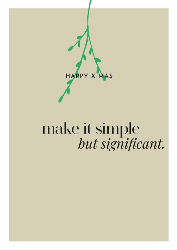 simple but significant