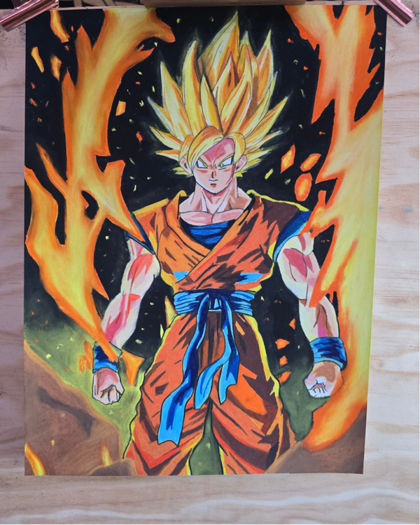 Dragonball- Son Goku als Super-Saiyajin