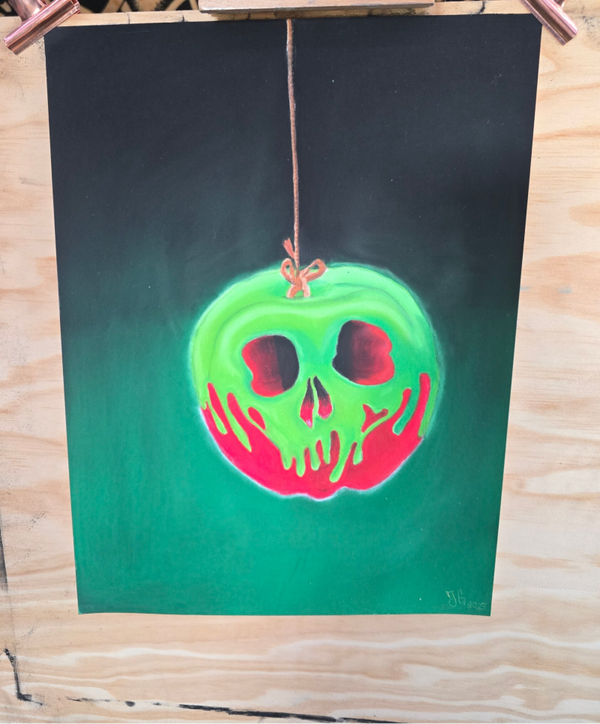 Apfel der bösen Königin 30x40 cm