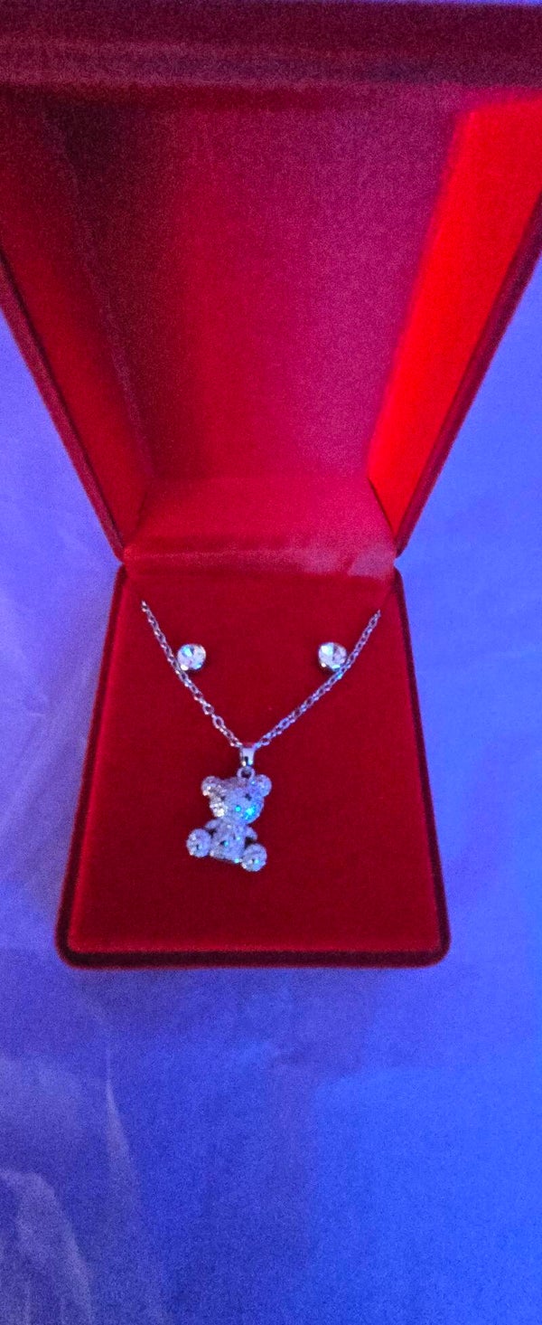 Coffret collier ourson