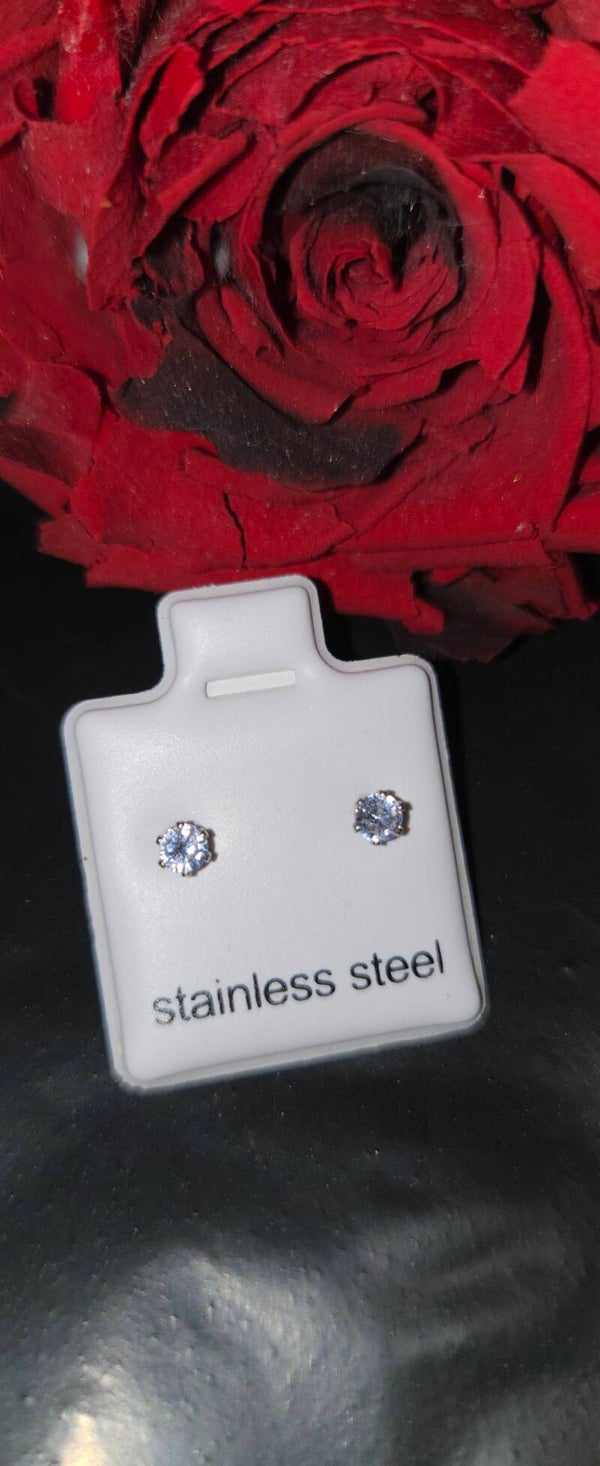 Boucle d'oreille strass