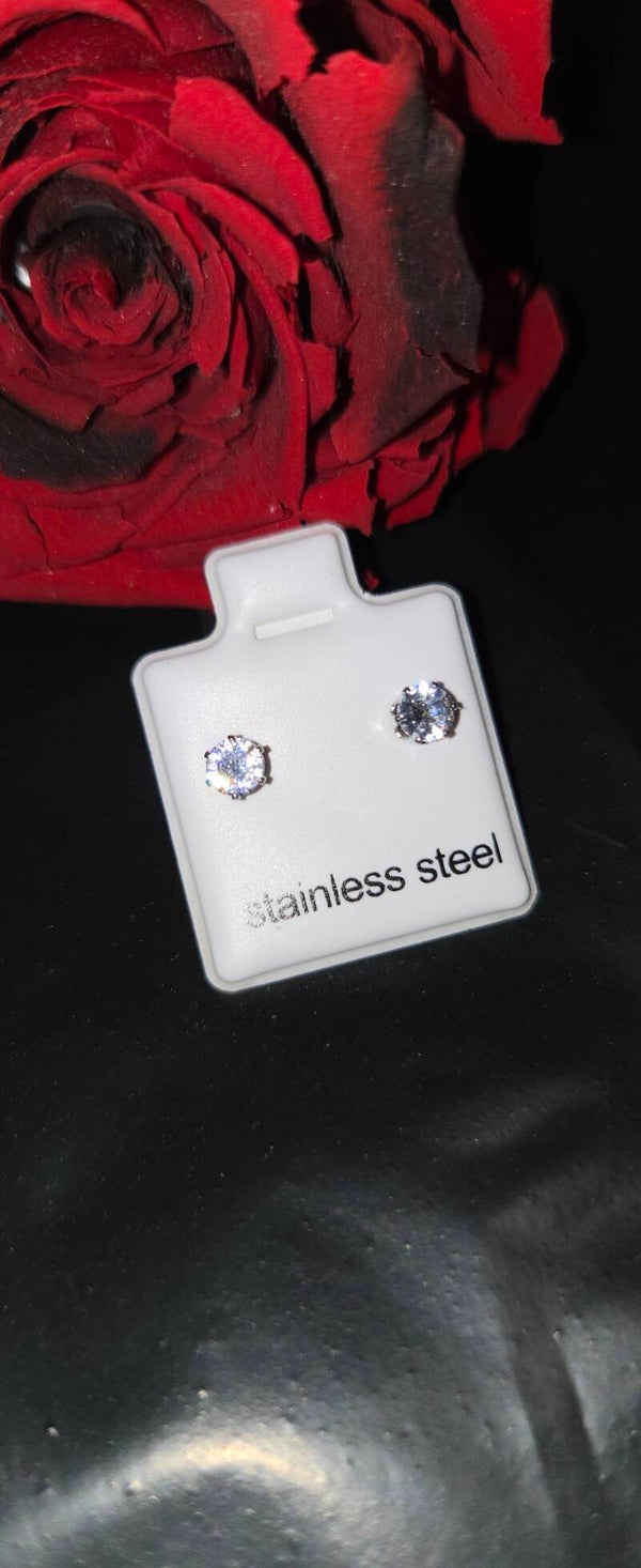 Boucle d'oreille strass