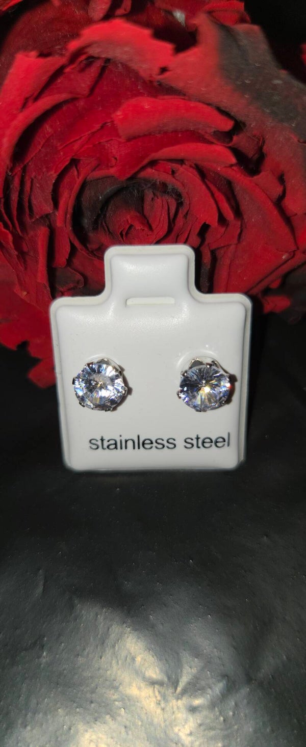 Boucle d'oreille strass