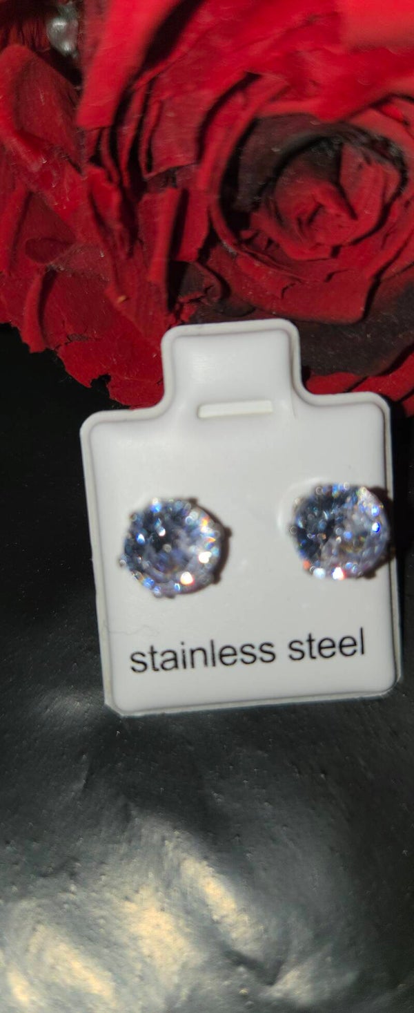 Boucle d'oreille strass