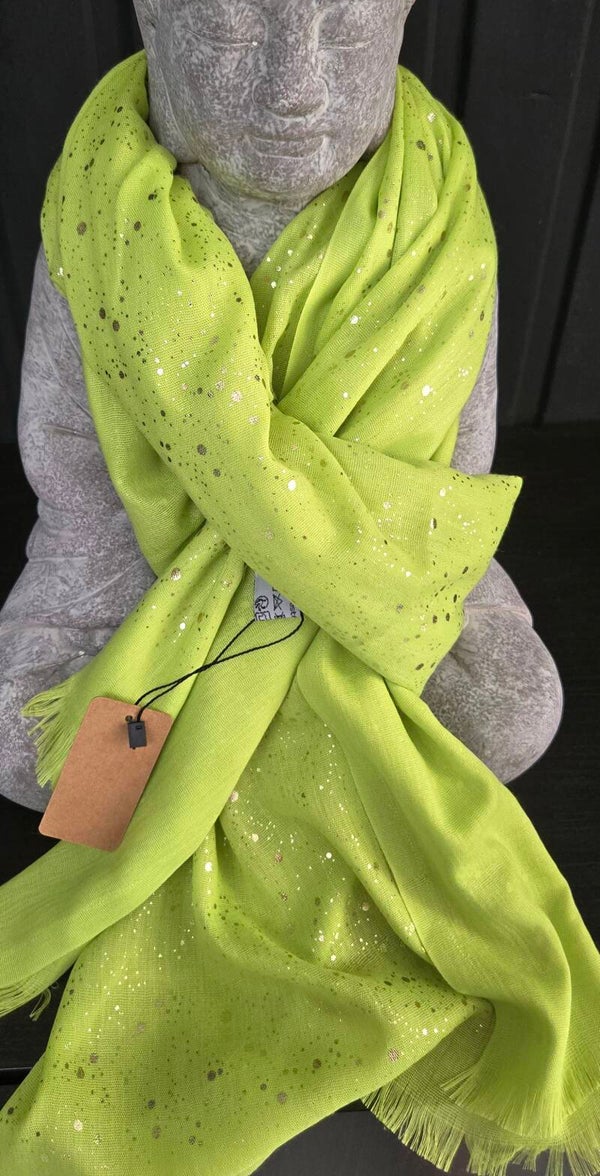 Foulard motifs doré