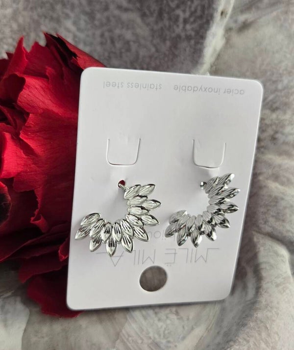 Boucles d'oreilles acier inoxydable