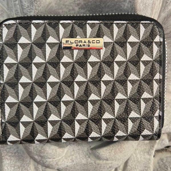 Portefeuille tendance gris