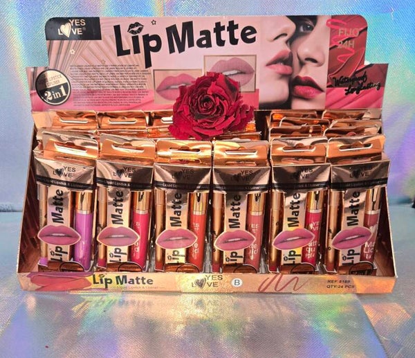 COFFRET CRAYON + BRILLANT MAT TENUE 24H