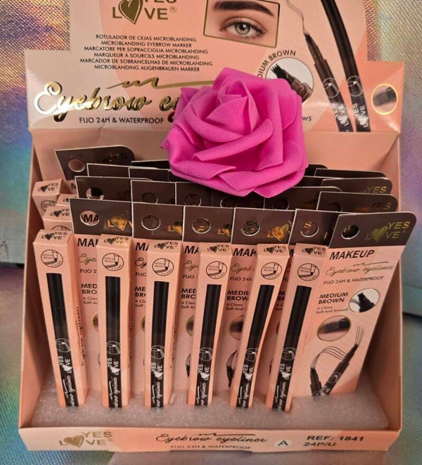 Marqueur pour sourcils microblading marron moyen
