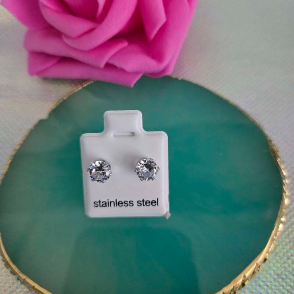 Boucle d'oreille strass