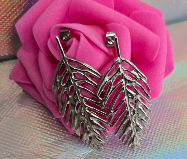 Boucles d'oreilles feuilles