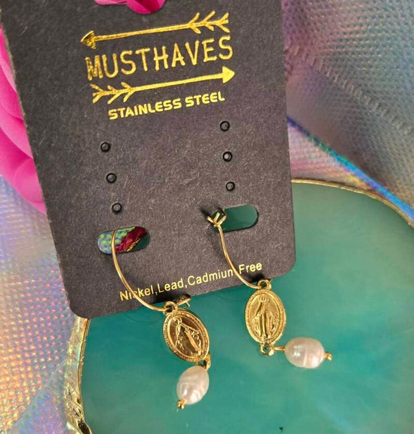Boucles d'oreilles créoles doré