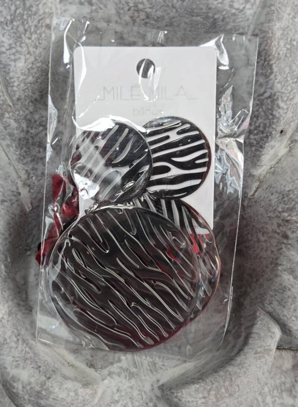 Boucle d’oreille en acier inoxydable