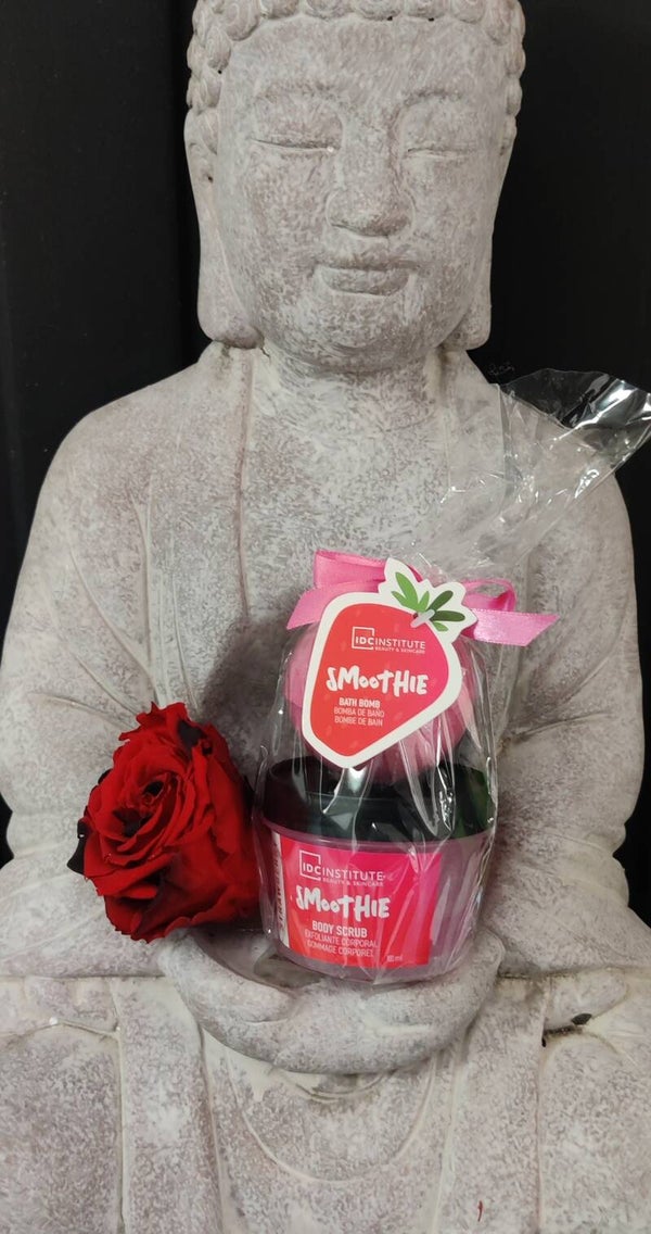 Body scrub+bombe de bain fraise