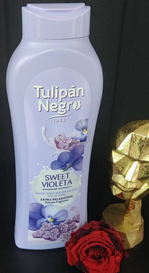 Gel douche et bain violette