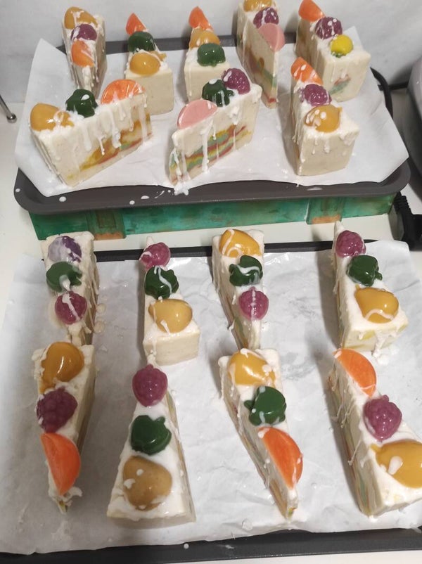 Tutti Fruity zeepgebak
