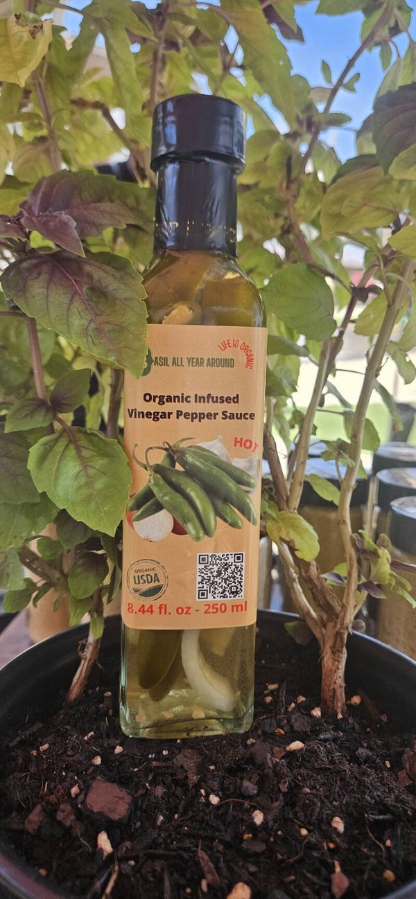 Infused Vinegar Pepper Sauce