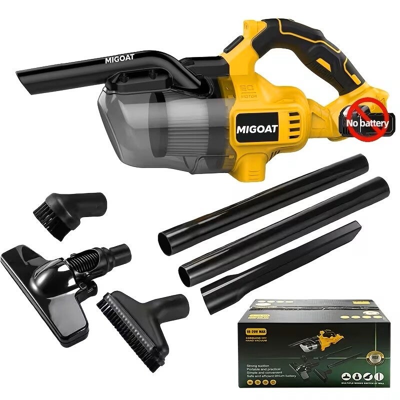 Migoat DC batteridrevet støvsuger, 2i1
