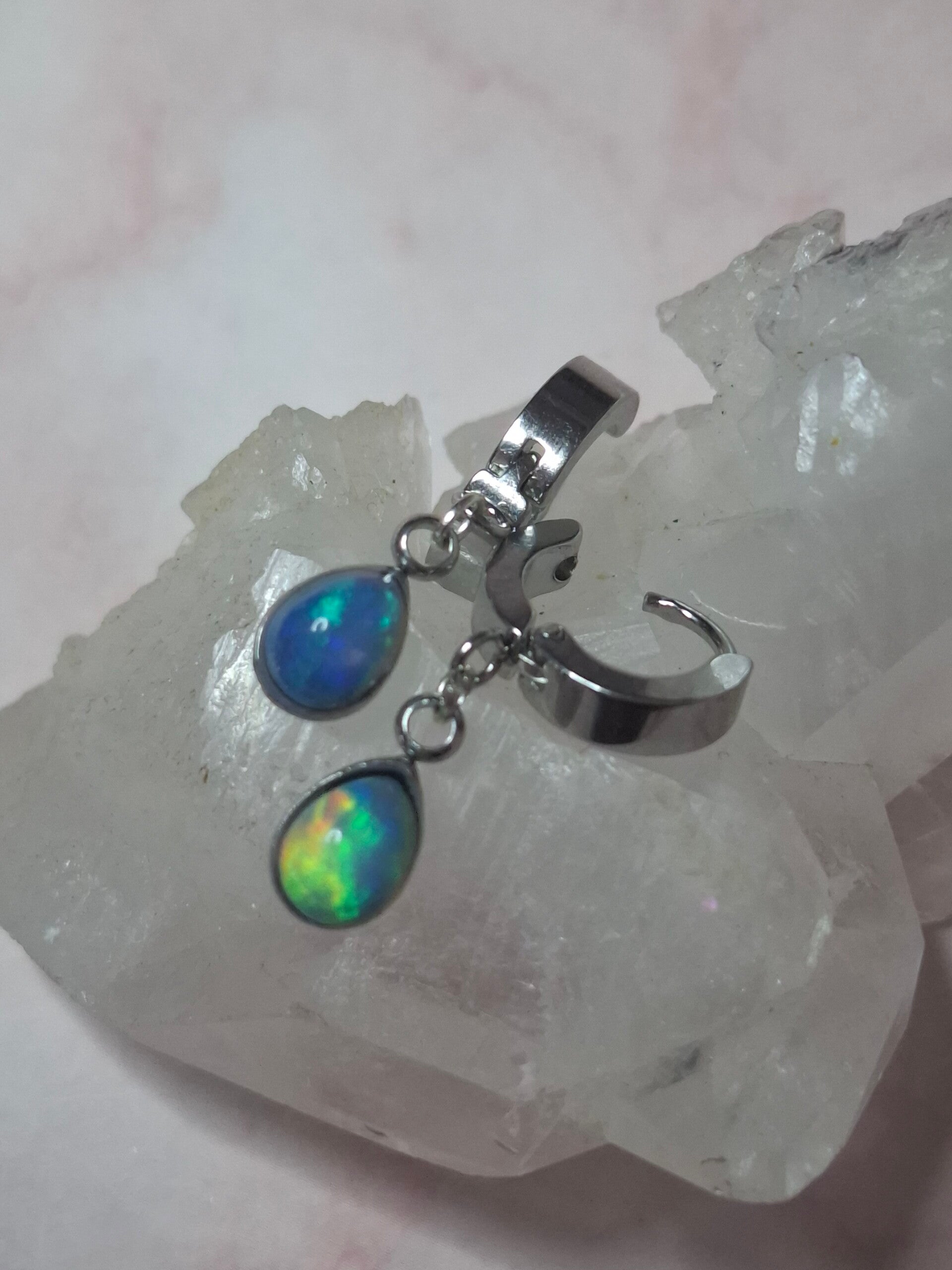 Boucle doreille 7x5mm welo éthiopienne