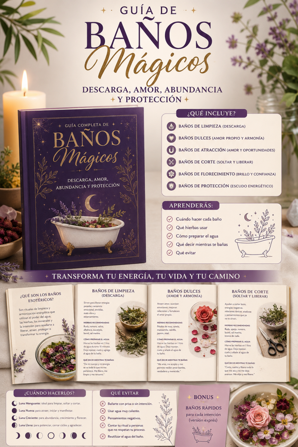 Baños mágicos guía