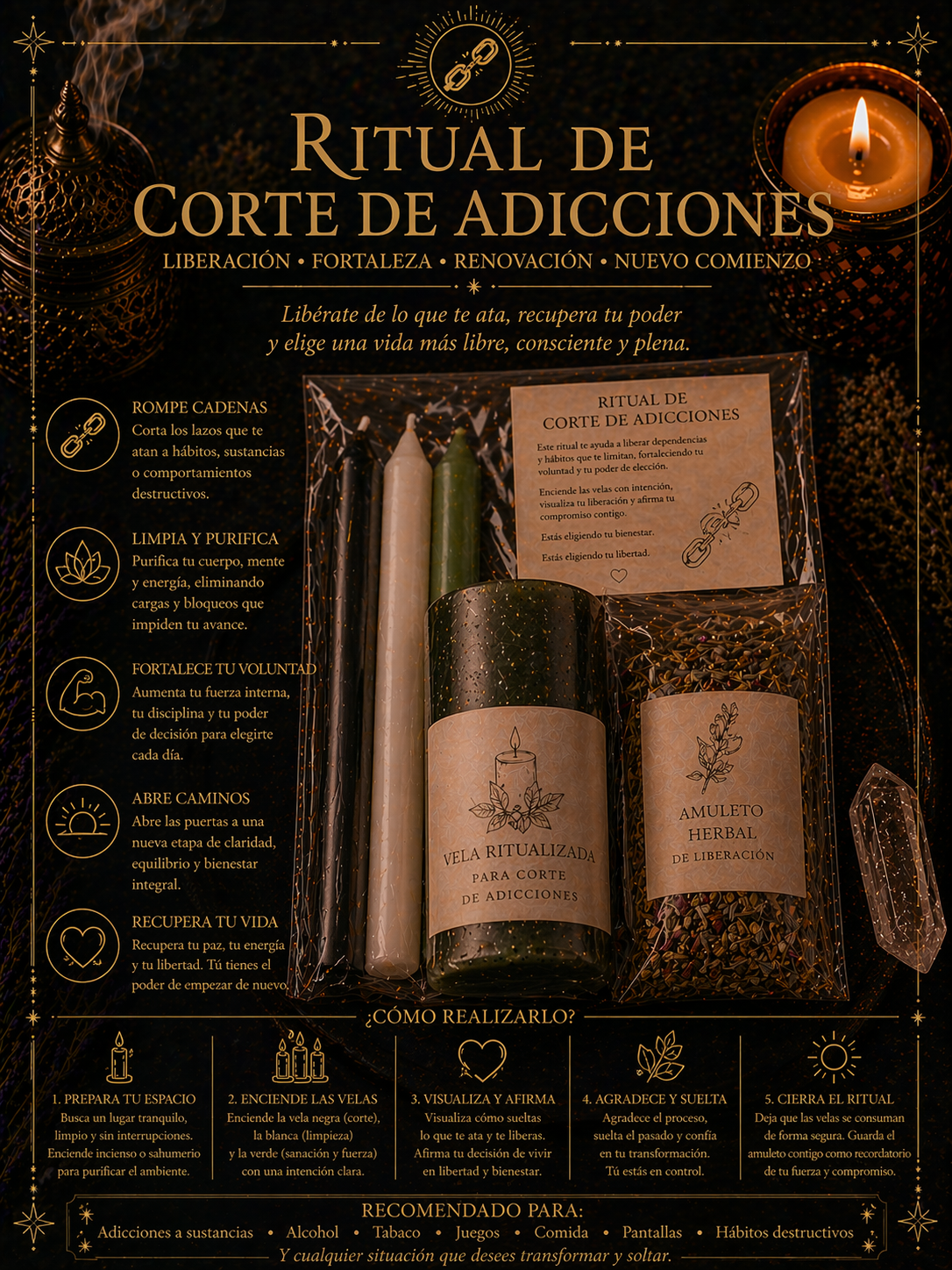 Ritual corte de adicciones