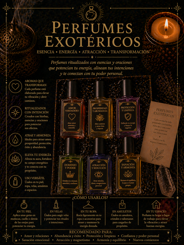 Perfumes atrayentes