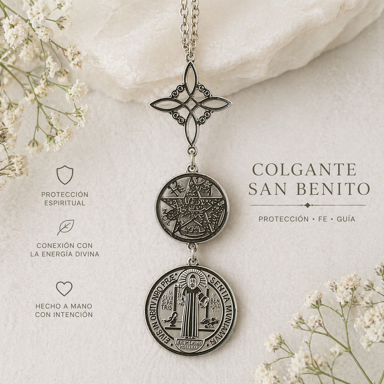 Amuleto triple protector