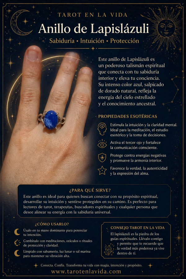 Anillo amuleto  sabiduría