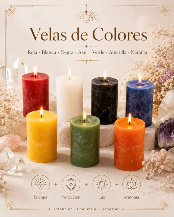 Vela de ritual (alargadas)