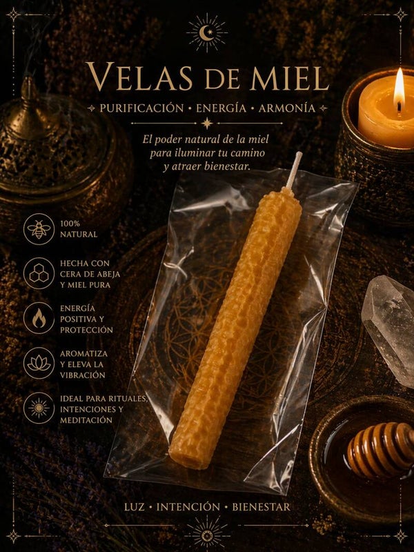 vela de miel ritualizada