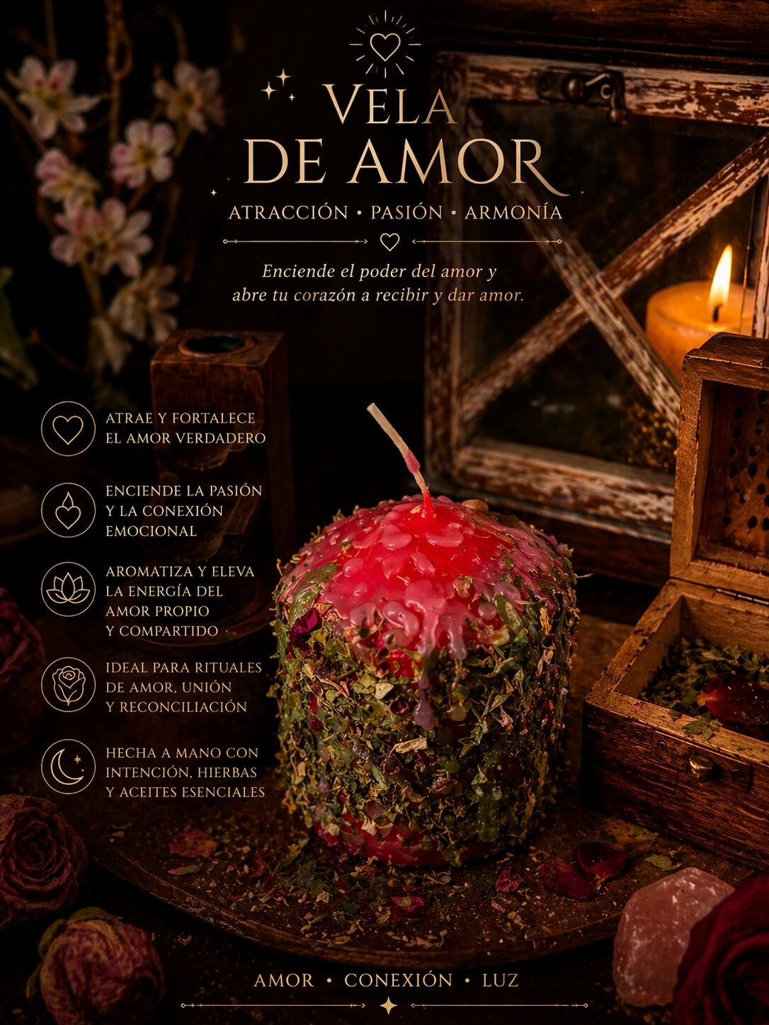 Vela de amor ritualizada