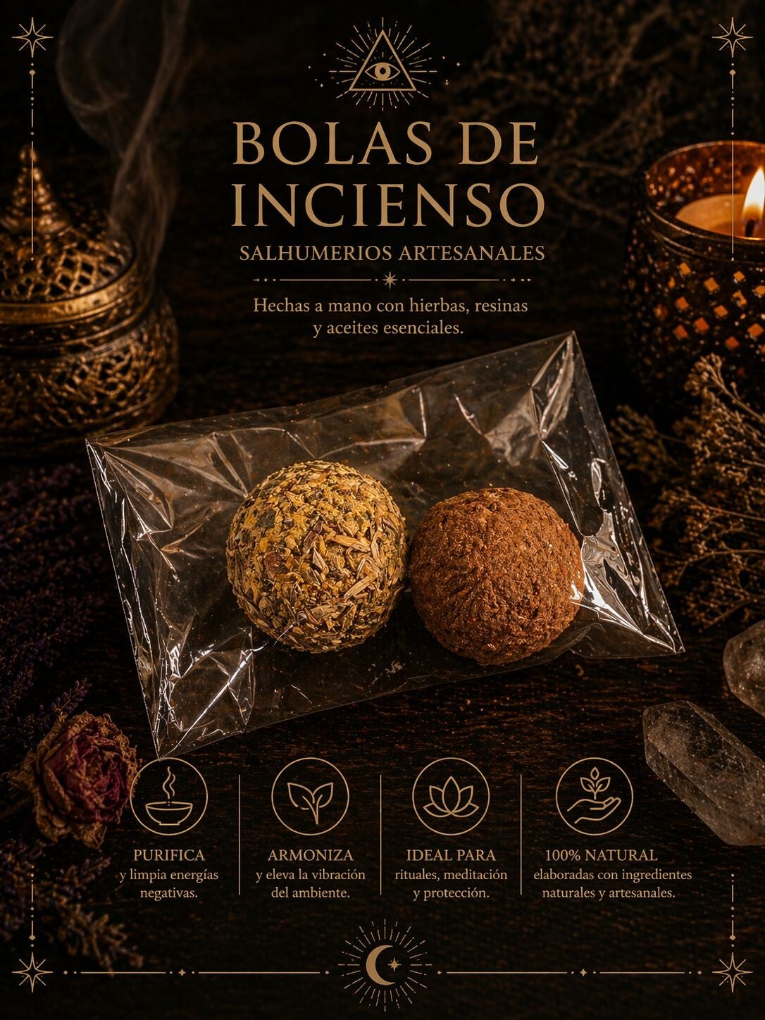 bola incienso artesanal