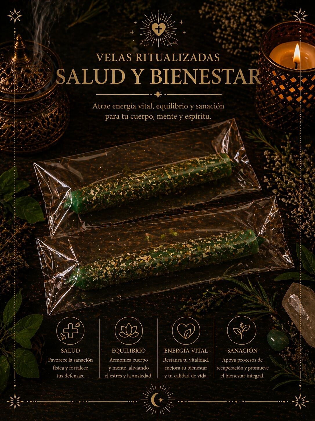 Vela ritualizada de Salud