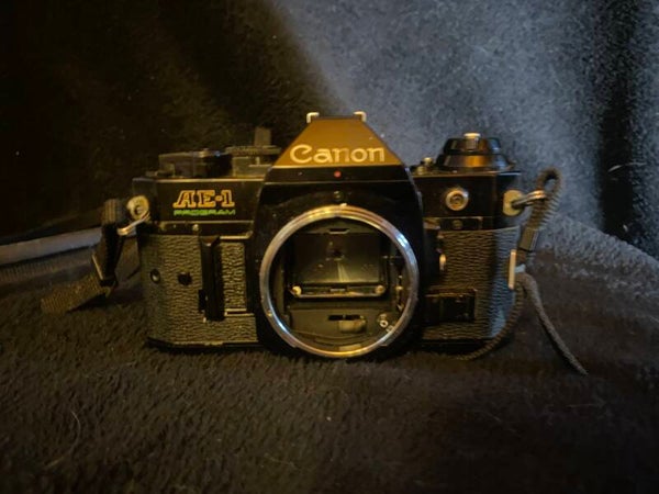 Canon AE-1 Program 35mm SLR Film Camera Body (Untested)