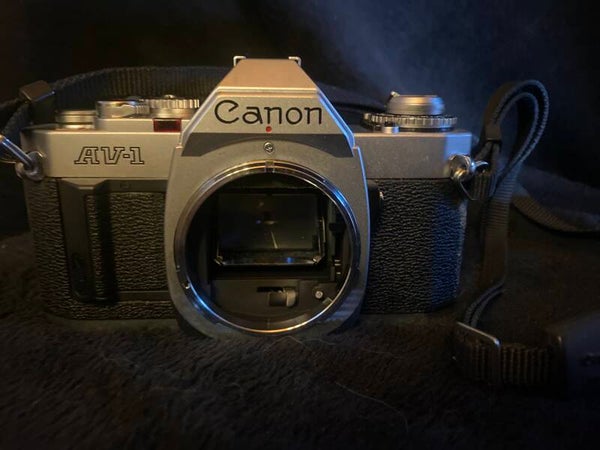 Canon AV-1 35mm SLR Film Camera Body (Untested)