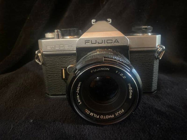 Fujica ST605N 35mm SLR Film Camera (Untested) with Fujinon 55mm Lens