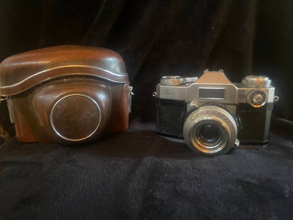 Zeiss Ikon Contaflex 35mm SLR Camera (Untested) with Original Hard Case
