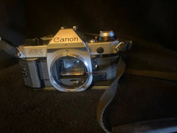 Canon AE-1 Program 35mm SLR Film Camera Body (Untested)
