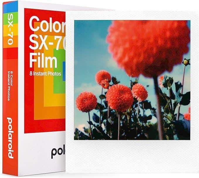 Polaroid SX-70 Color Instant Film – 8 Exposure Pack