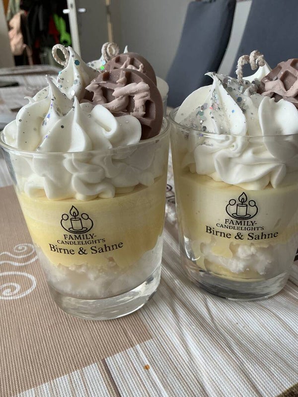 2.Gen. Duftkerze „Birne & Sahne“