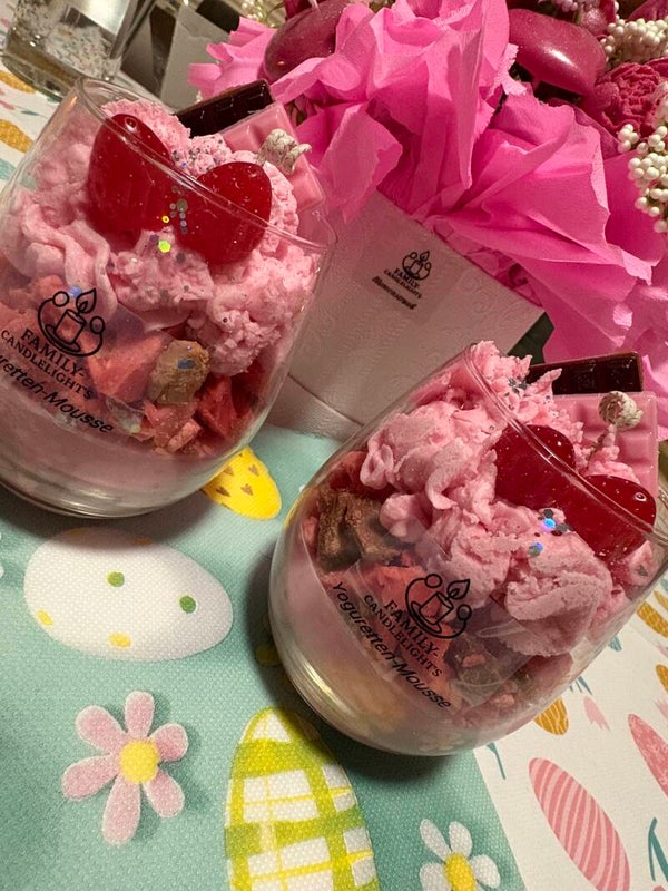 2.Gen. Handgemachte Duftkerze „Yoguretten-Mousse“