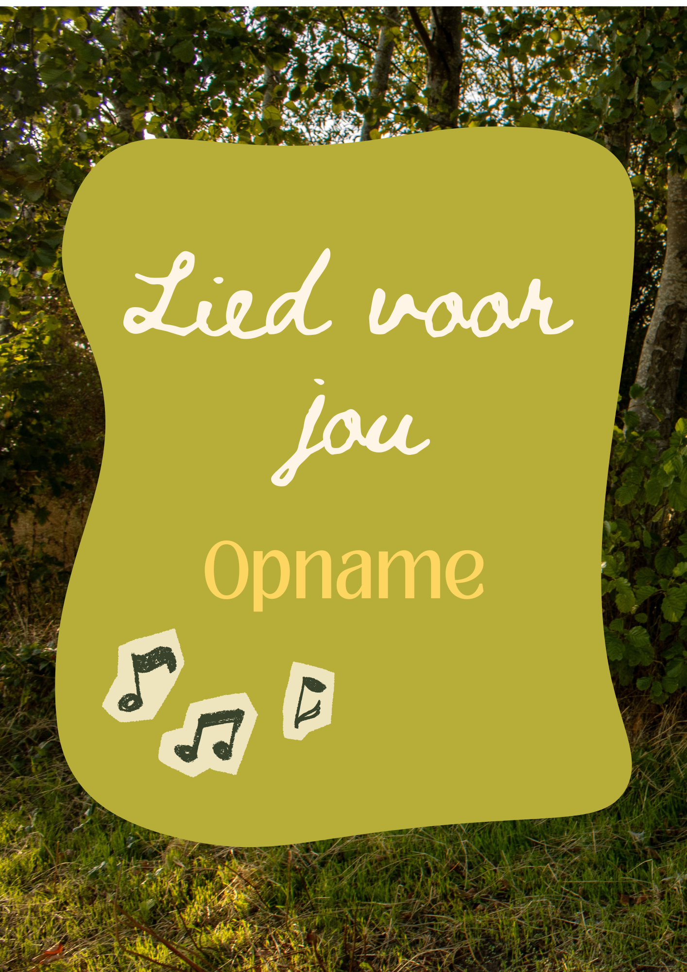 Lied voor jou - opname