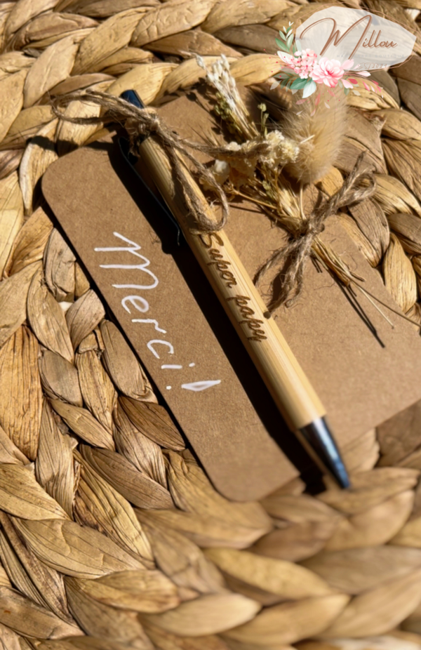 Bic gravé "Super Papy"