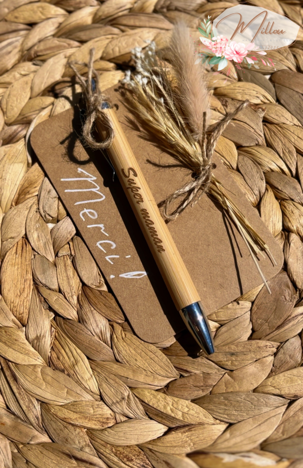 Bic gravé "Super Maman"