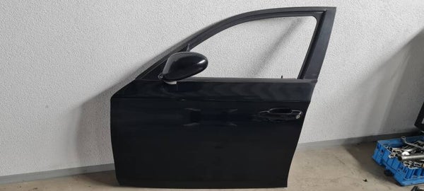 BMW E87 116I TÜR Vorne Links 475/9 BLACK Sapphire Schwarz Komplett.